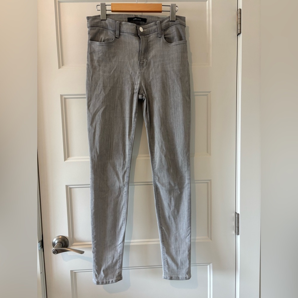 J Brand Maria Skinny Gray Jeans